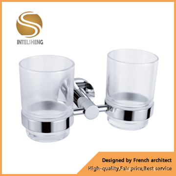 Aluminium Double Square Fitting Tumbler Holder (AOM-8302)